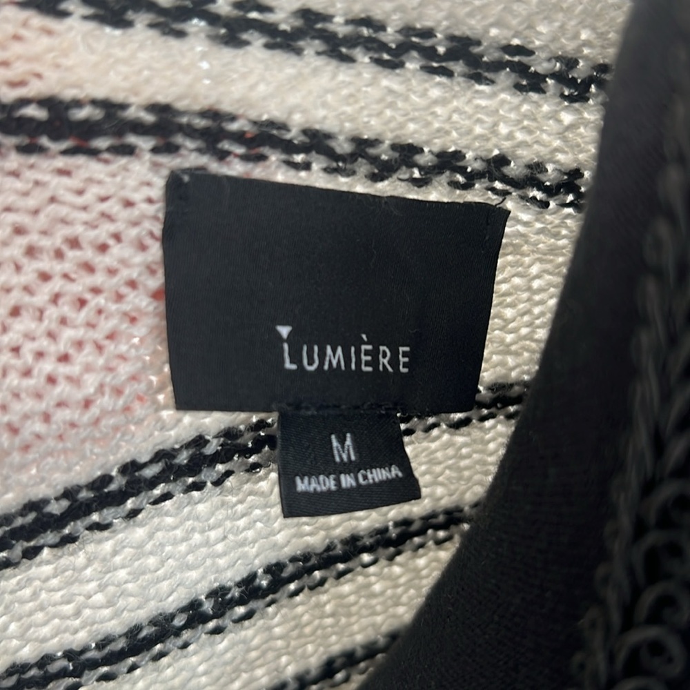 LUMIERE - STRIPED SWEATER - SIZE M - Picture 3 of 4